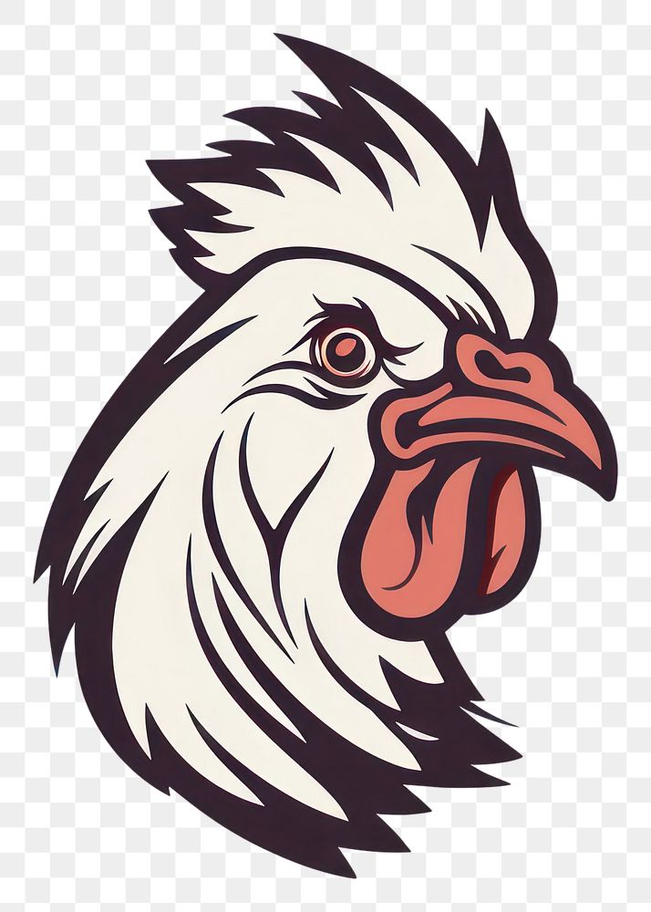 PNG  Chicken animal bird beak. AI generated Image by rawpixel.