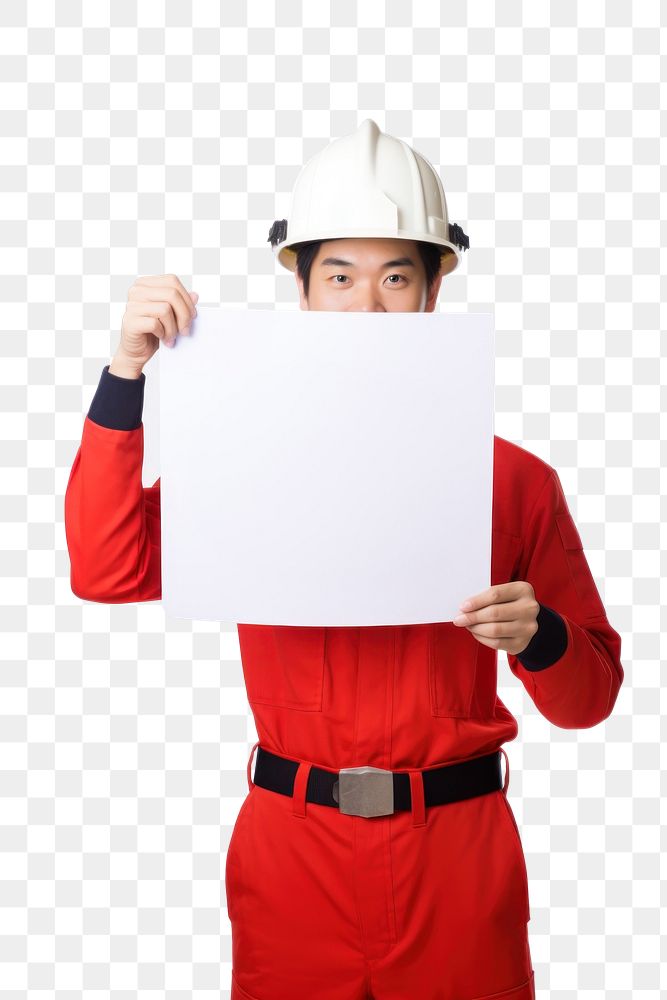 PNG A asian fireman portrait holding hardhat. AI generated Image by rawpixel.