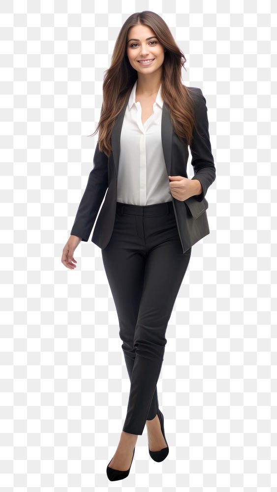 PNG A business woman sleeve blazer jacket