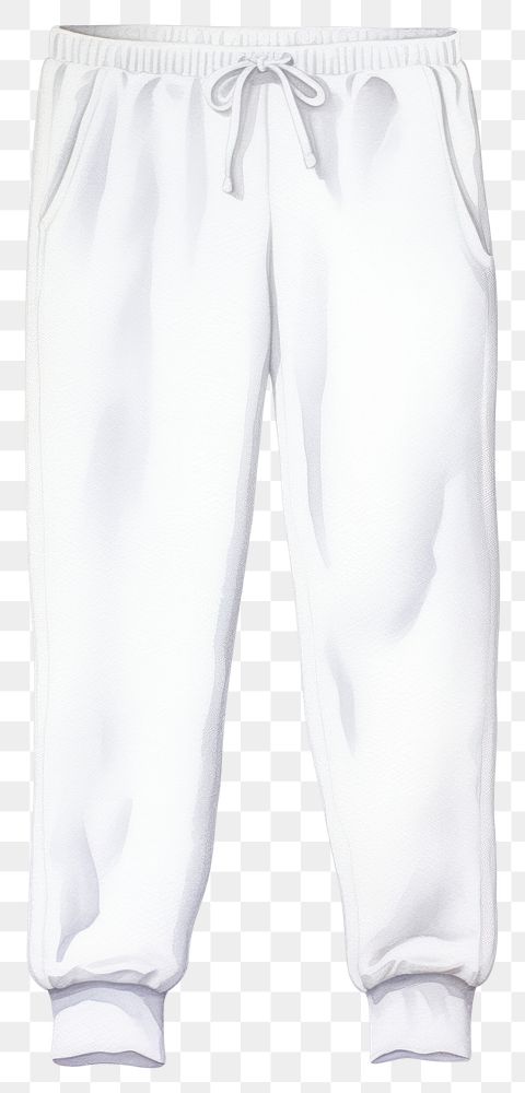 PNG Pants white outerwear trousers. AI generated Image by rawpixel.