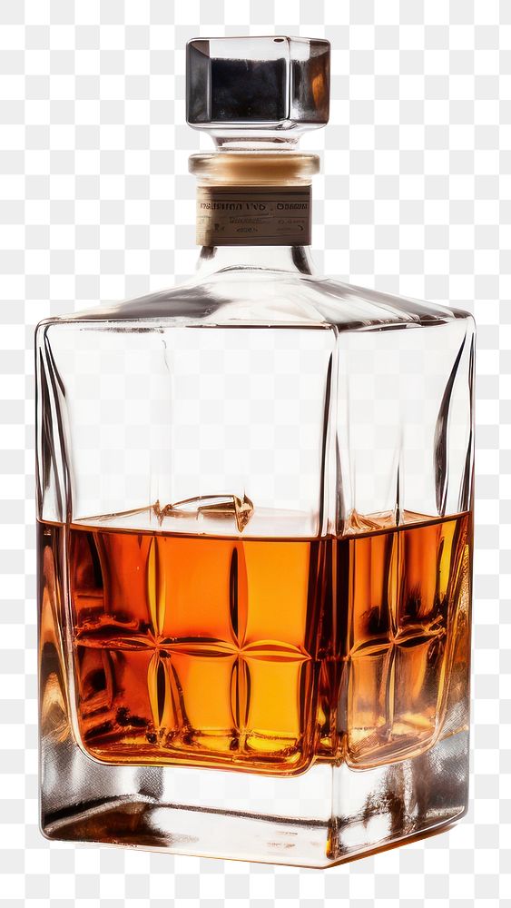 PNG Bottle of whiskey perfume whisky drink