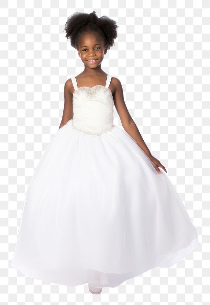 PNG Black girl princess dress fashion wedding. AI generated Image by rawpixel.