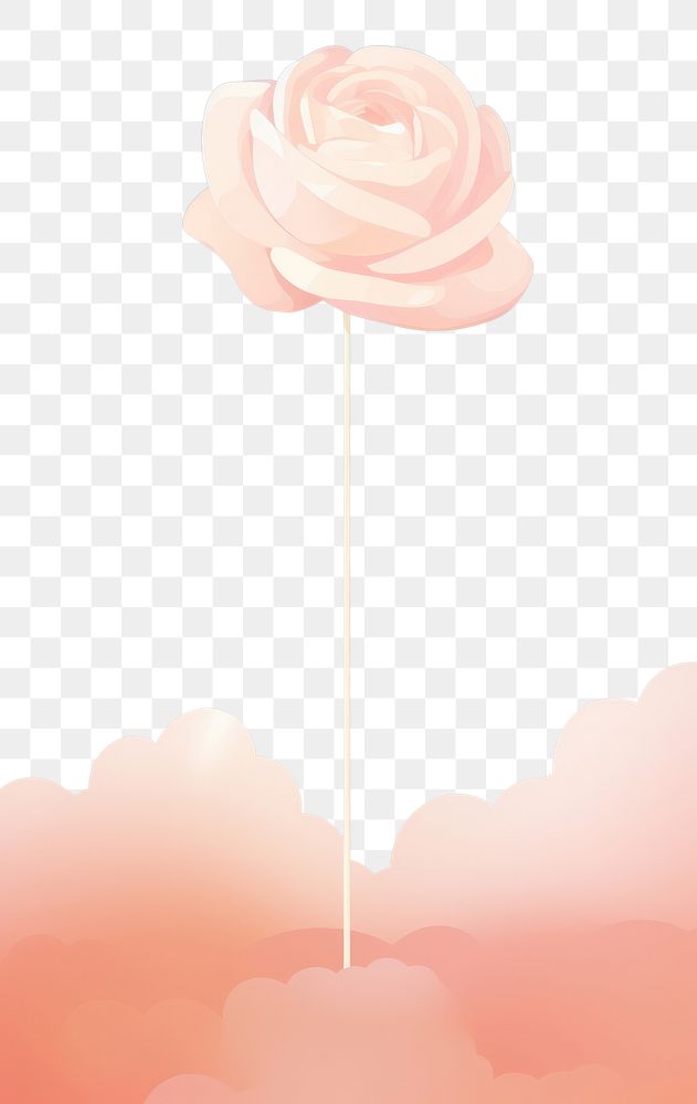 PNG Rose lollipop flower plant. AI generated Image by rawpixel.