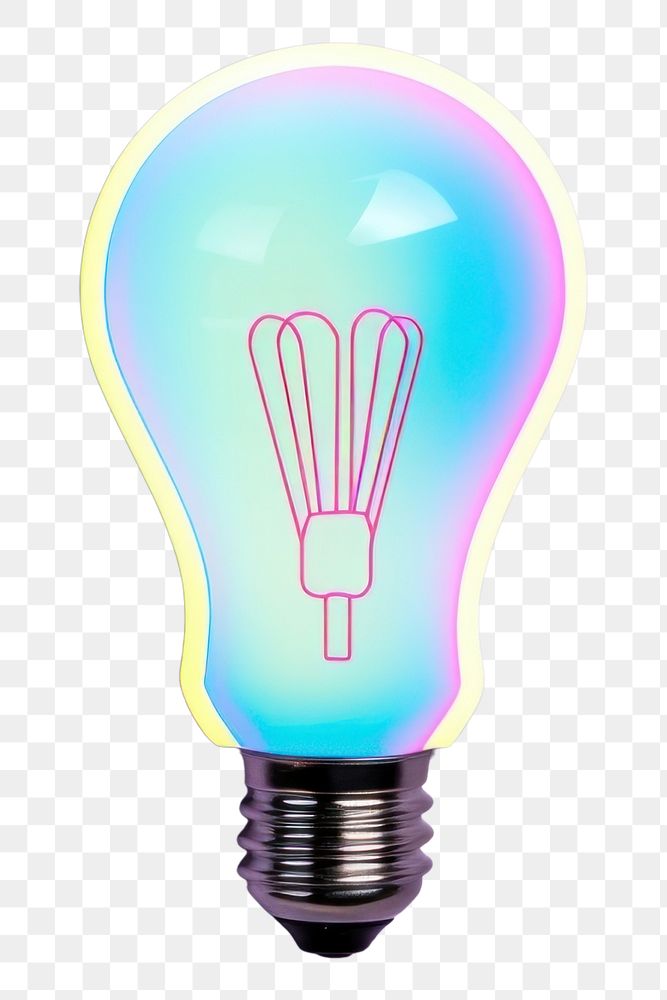 PNG Ligh bulb lightbulb illuminated electricity. AI generated Image by rawpixel.