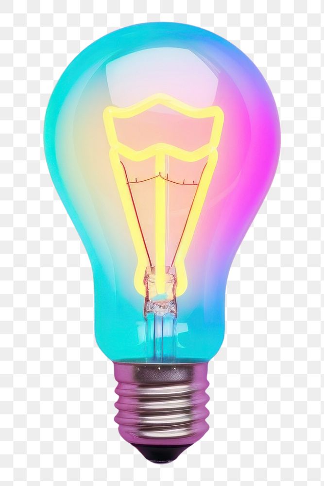 PNG Ligh bulb lightbulb electricity illuminated. AI generated Image by rawpixel.