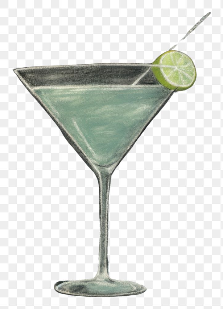 PNG Cocktail martini sketch drink. AI generated Image by rawpixel.