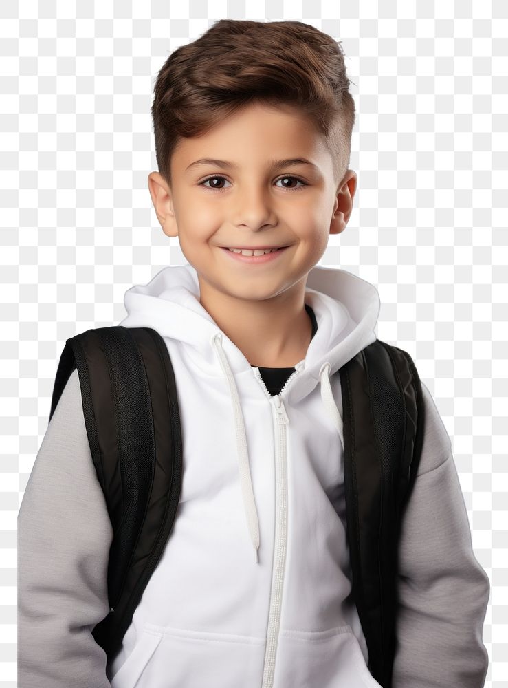 PNG  A smile student boy portrait jacket child. AI generated Image by rawpixel.
