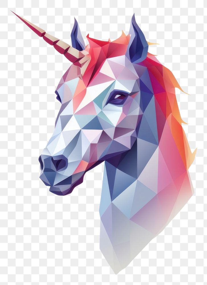 PNG Unicorn head art animal mammal. AI generated Image by rawpixel.