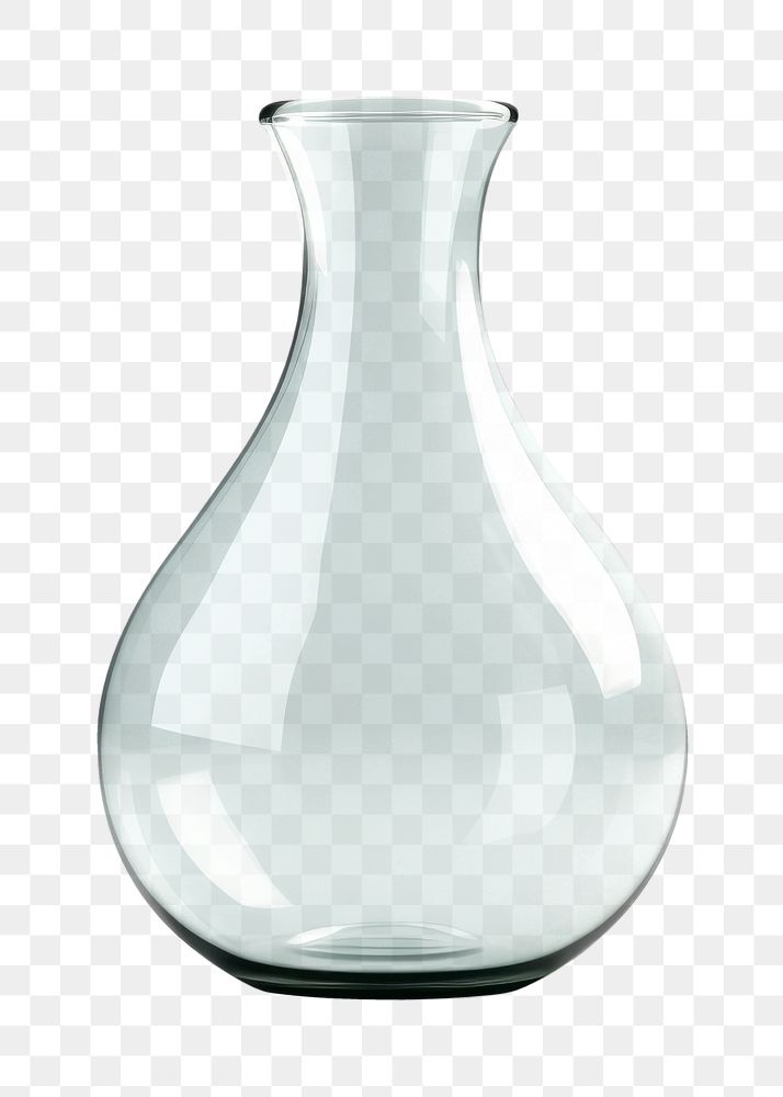 PNG Vase glass transparent biochemistry. AI generated Image by rawpixel.