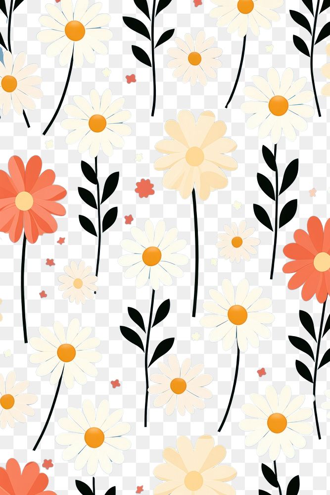 PNG Daisiy seam less pattern | Free PNG - rawpixel