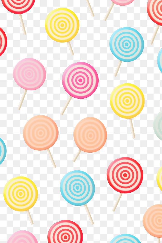 PNG Lollipop confectionery pattern candy. AI generated Image by rawpixel.