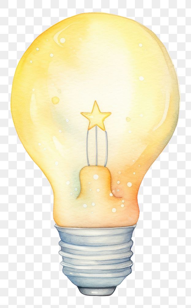 PNG Light bulb lightbulb white background illuminated. AI generated Image by rawpixel.