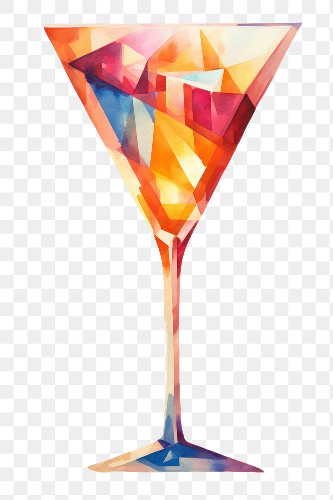 PNG Cocktail martini drink glass. AI generated Image by rawpixel.