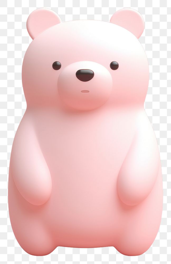 PNG Bear doll pink pink background representation. AI generated Image by rawpixel.