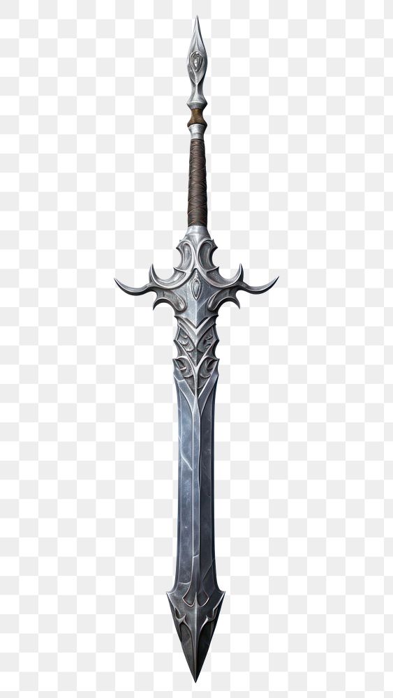 PNG Old sword weapon dagger white background. AI generated Image by rawpixel.