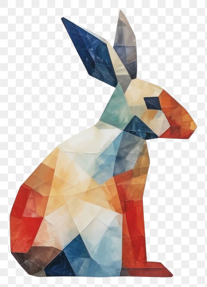 PNG  Rabbit mammal animal shape. AI generated Image by rawpixel.