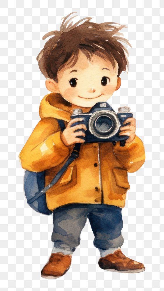 PNG  Taking pictures portrait child cute. AI generated Image by rawpixel.