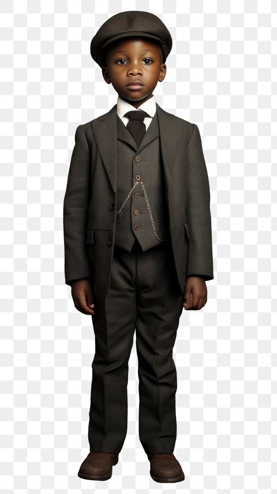 PNG Little black kid portrait tuxedo adult. AI generated Image by rawpixel.