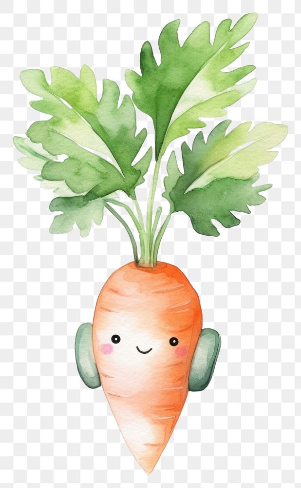 PNG  Carrot vegetable plant herbs. AI generated Image by rawpixel.