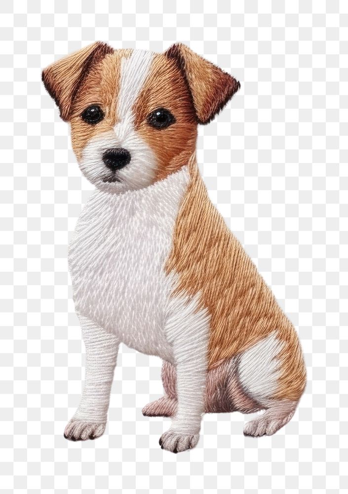 PNG Jack Russell mammal animal puppy. AI generated Image by rawpixel.