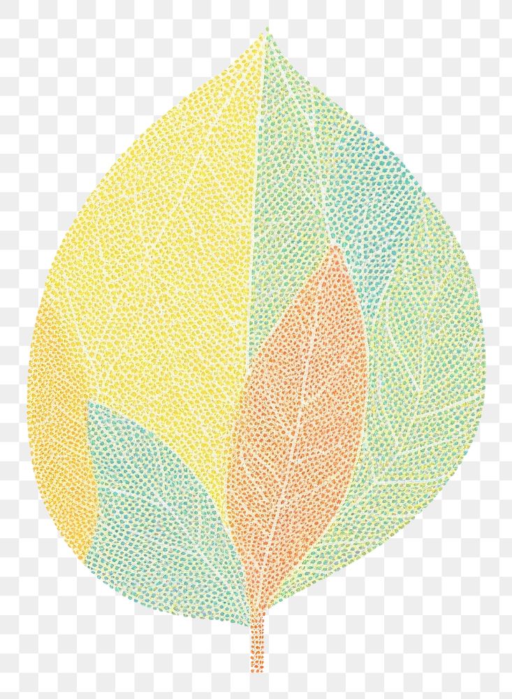 PNG Leaf pattern plant art. AI generated Image by rawpixel.
