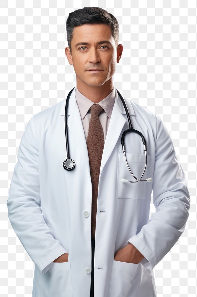 PNG Mexican male doctor portrait adult men. AI generated Image by rawpixel.