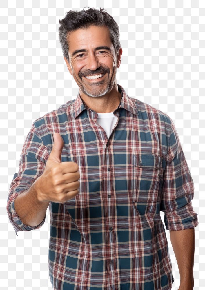 PNG Mexican man showing thumb up laughing clothing finger. AI generated Image by rawpixel.