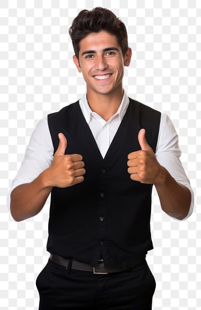 PNG Mexican teacher showing thumb up clothing finger adult. AI generated Image by rawpixel.