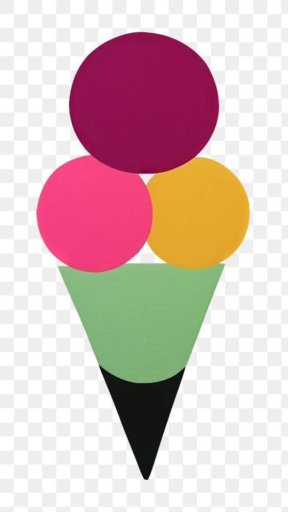PNG  Abstract ice cream balloon art creativity. AI generated Image by rawpixel.