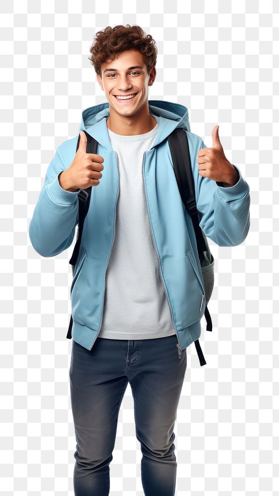 PNG Brazilian student sleeve jacket smile