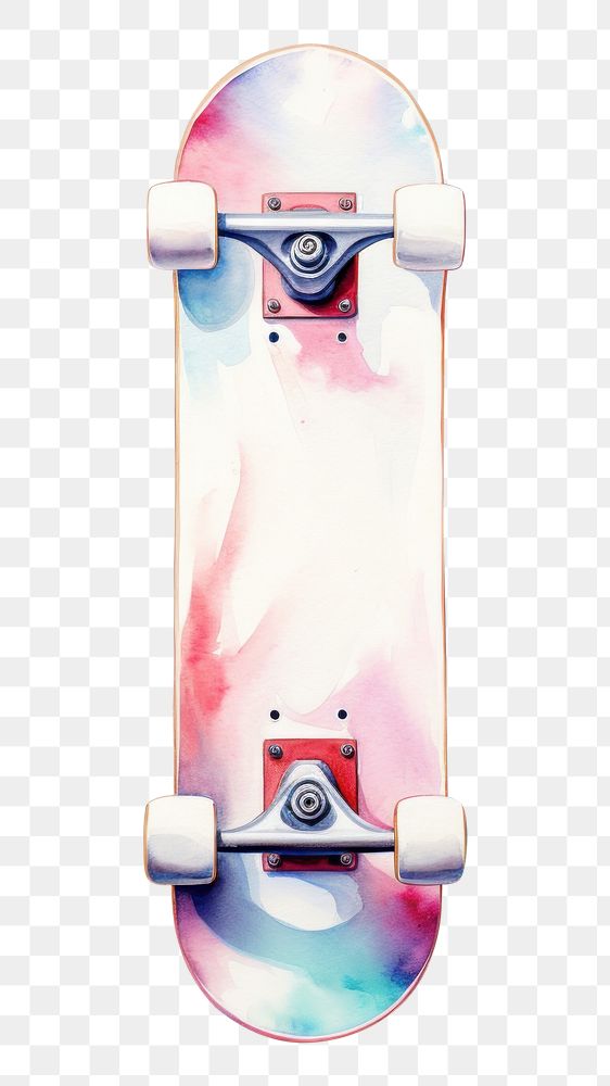 PNG Skateboard white background longboard purple. AI generated Image by rawpixel.