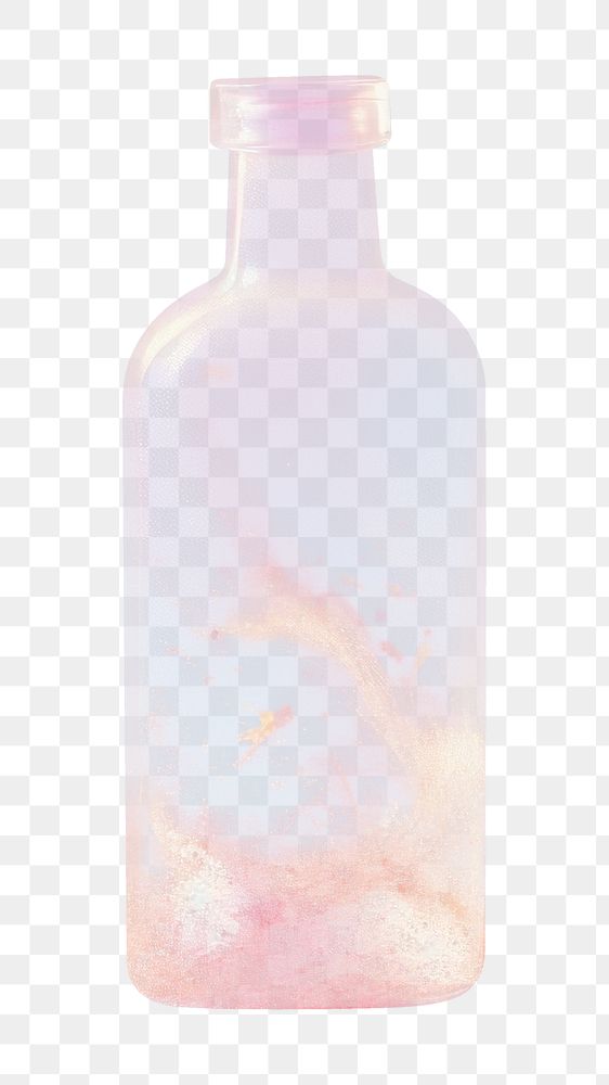 PNG Bottle transparent refreshment container. AI generated Image by rawpixel.