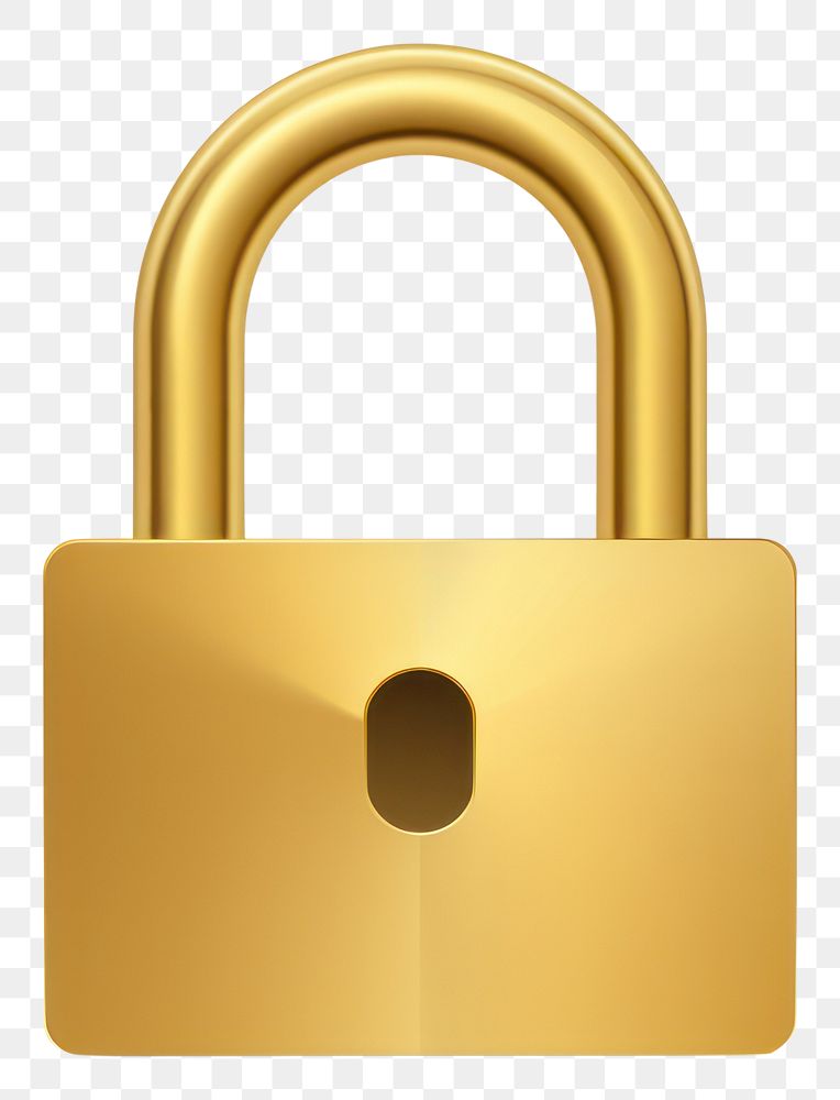 PNG  Lock icon protection security attached. AI generated Image by rawpixel.