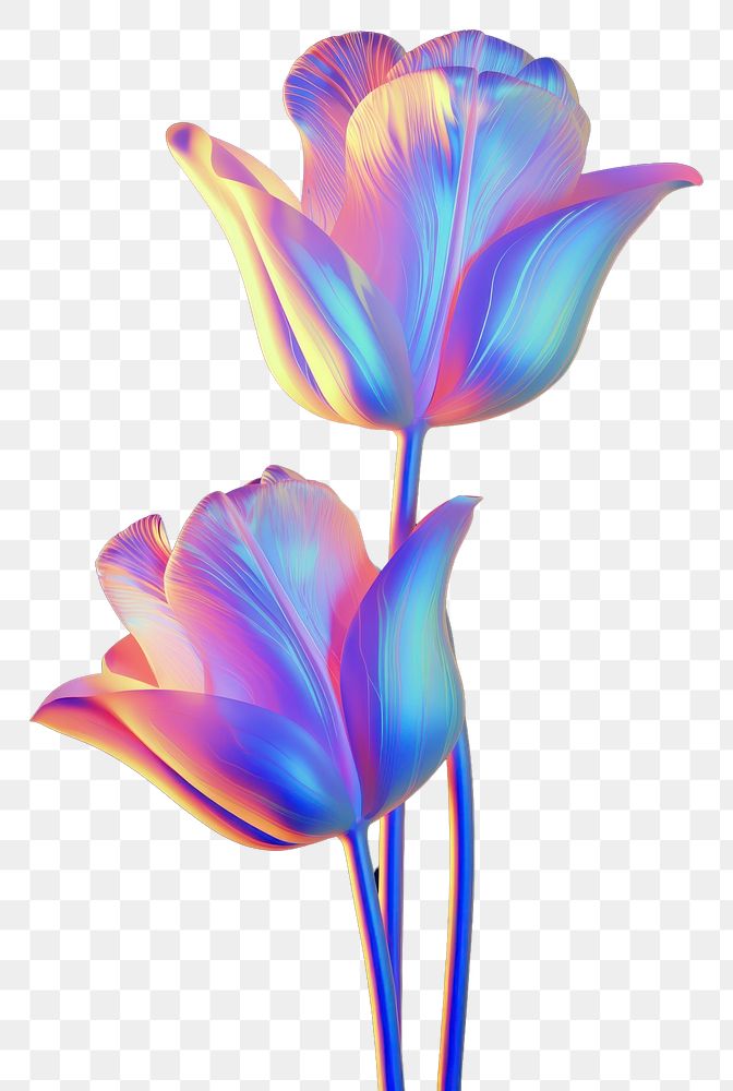 PNG Tulip flowers purple petal plant. AI generated Image by rawpixel.