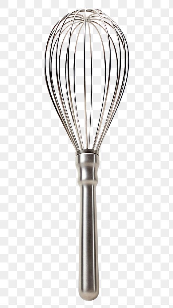 PNG Photo of steel whisk cooking white background appliance device.