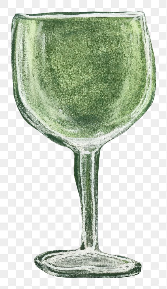 PNG Wine glass sketch drink green. AI generated Image by rawpixel.