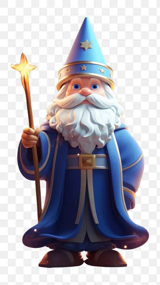 PNG Old wizard holding wand in magical castle cartoon fantasy glowing. AI generated Image by rawpixel.