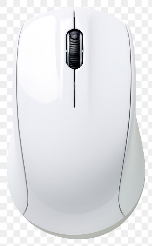 PNG White wireless mouse white background electronics technology. AI generated Image by rawpixel.