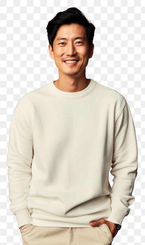 PNG Laos man sweater portrait adult. AI generated Image by rawpixel.
