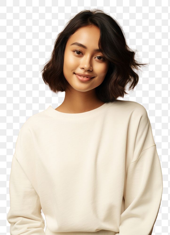PNG Laos woman portrait sweater adult. AI generated Image by rawpixel.