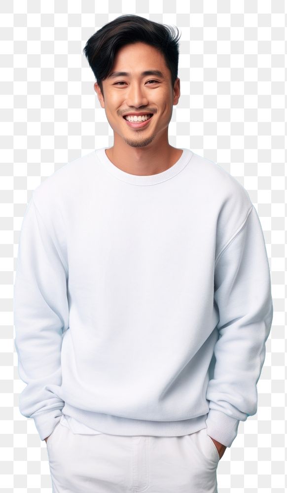 PNG Thai man sweater sweatshirt portrait. AI generated Image by rawpixel.