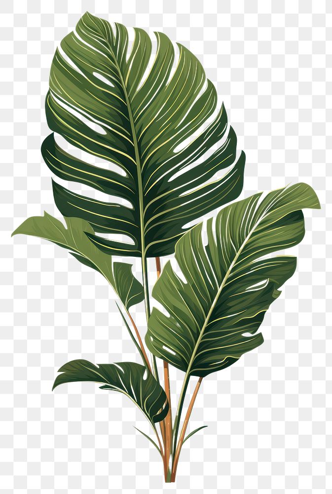 PNG Tropical leave plant leaf tree