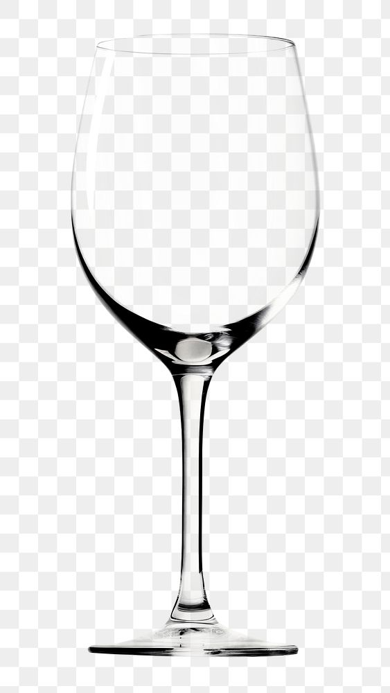 PNG Wine glass drink white white background