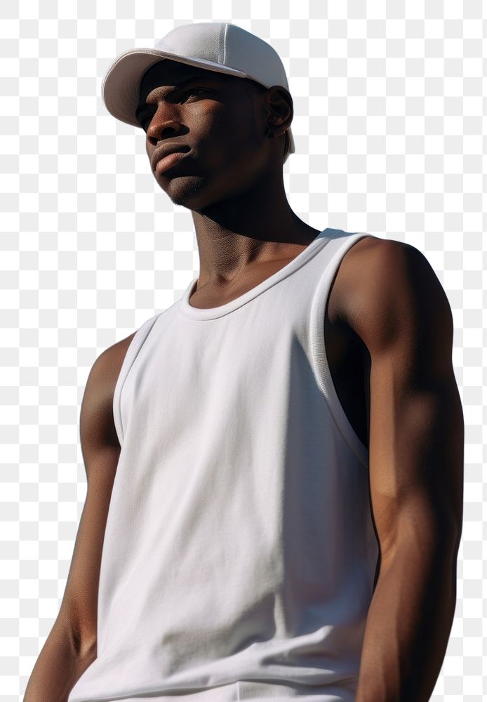 PNG Black young man standing adult white. AI generated Image by rawpixel.