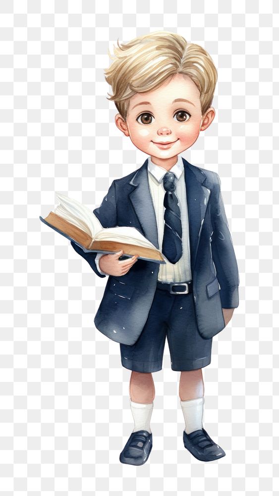 PNG  Children Lawyer child cartoon book. AI generated Image by rawpixel.