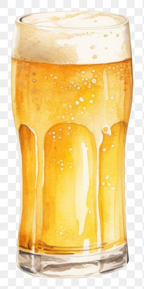 PNG Minimal cute beer glass drink lager condensation. AI generated Image by rawpixel.
