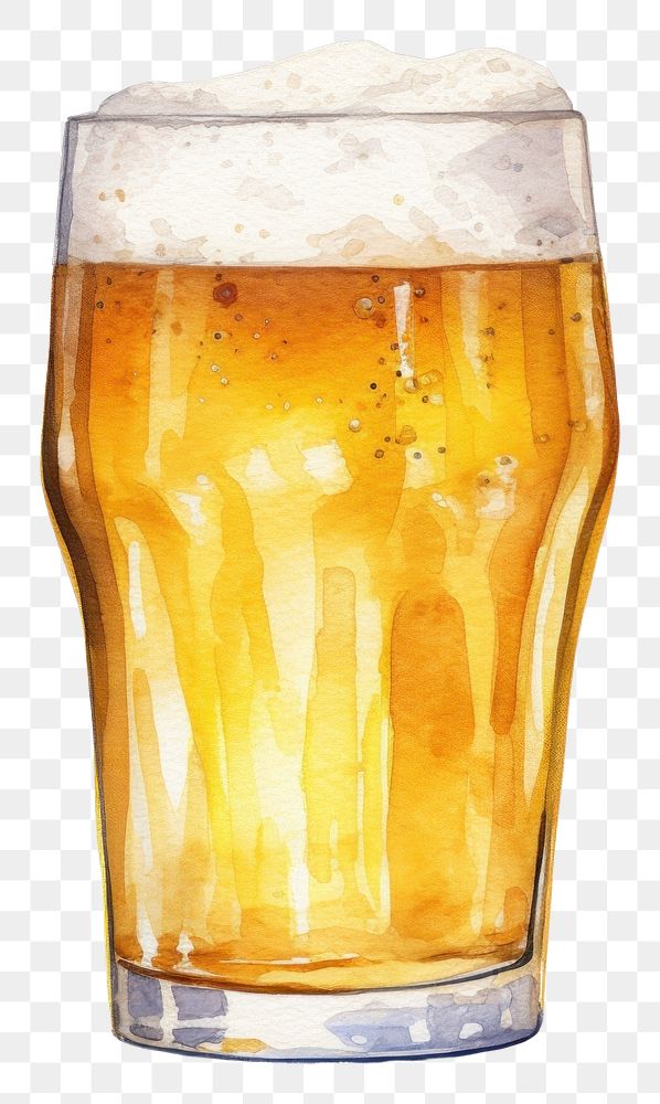 PNG Minimal cute beer glass drink lager condensation. AI generated Image by rawpixel.