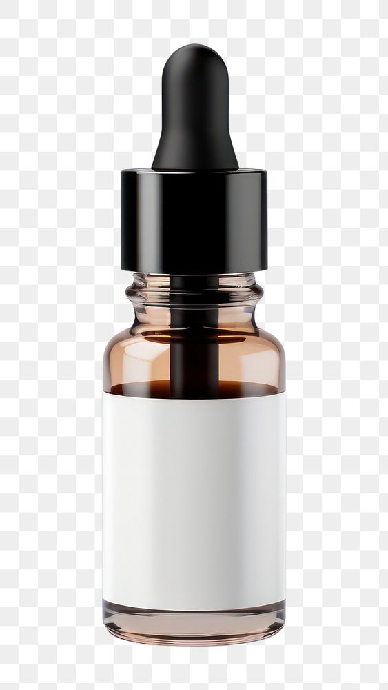 PNG  Cosmetic Dropper Mockup cosmetics perfume bottle. AI generated Image by rawpixel.