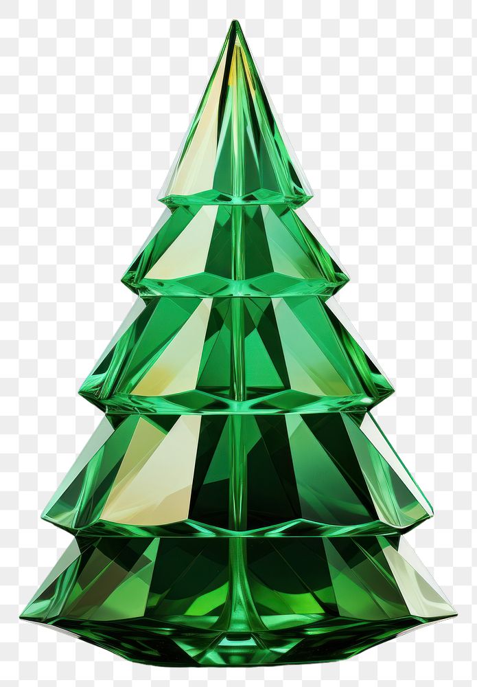 PNG Christmas tree shape gemstone christmas jewelry green. AI generated Image by rawpixel.