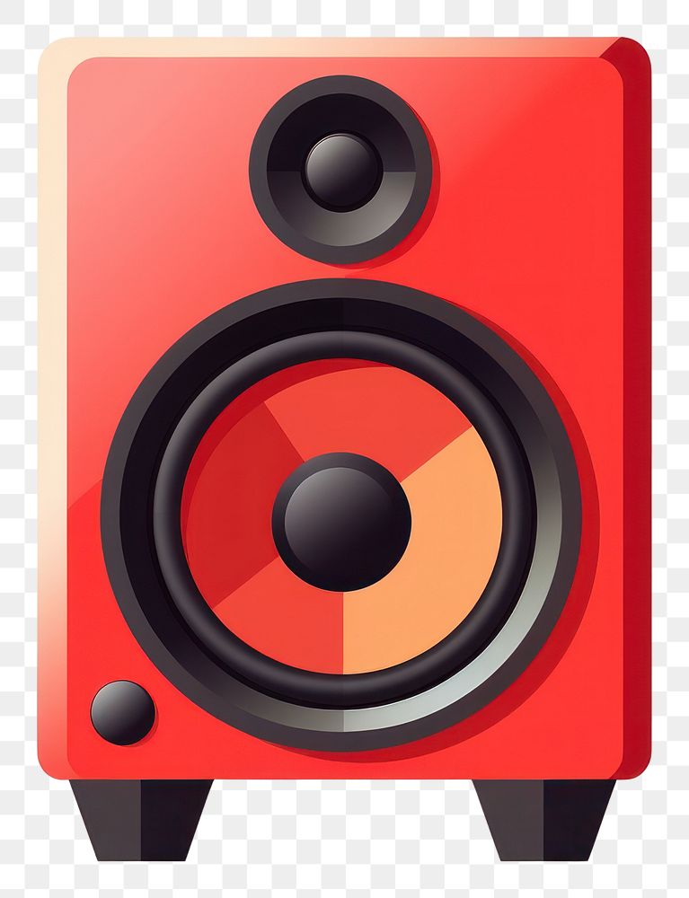 PNG A speaker white background loudspeaker electronics. AI generated Image by rawpixel.